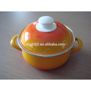 light color enamel pot for cooking